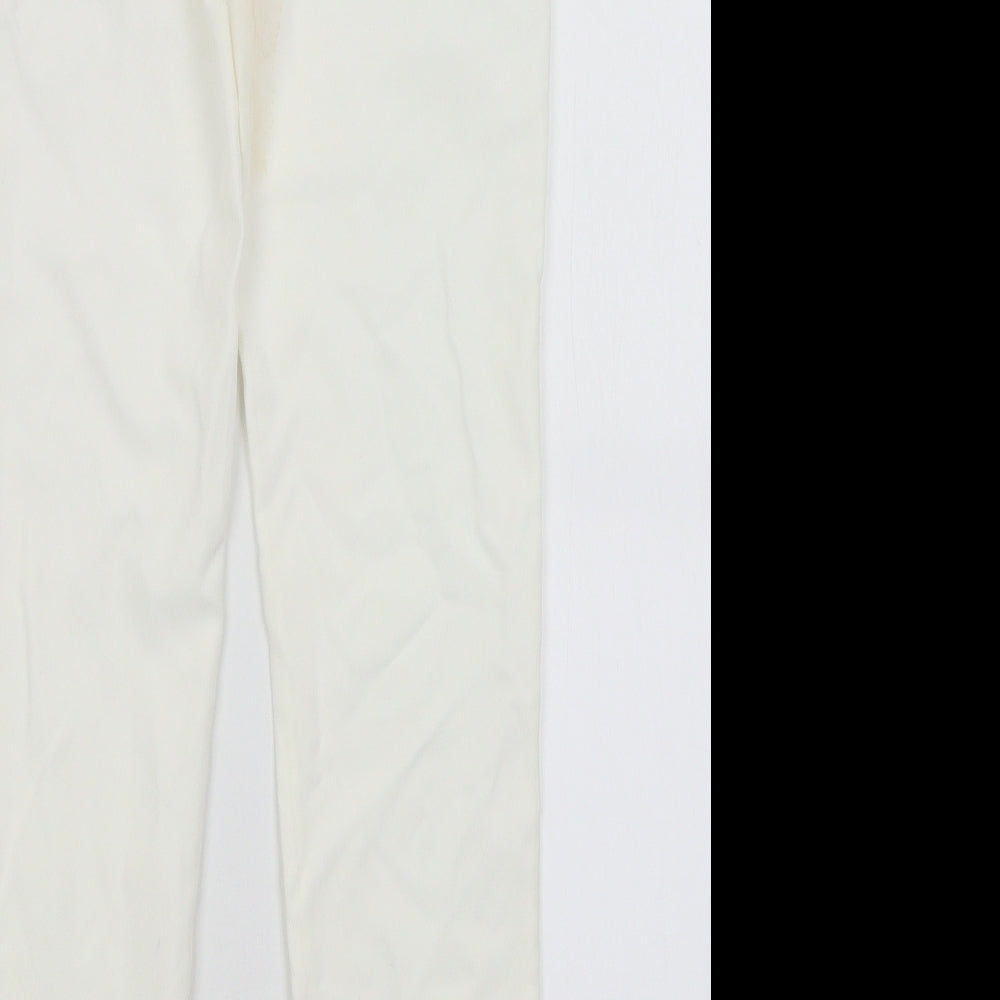 Preworn Womens White Trousers Size S L28 in
