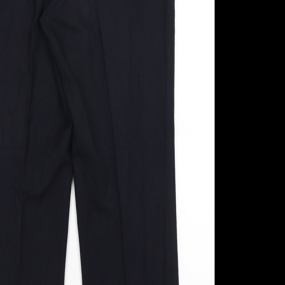 Preworn Womens Blue Dress Pants Trousers Size 14 L28 in