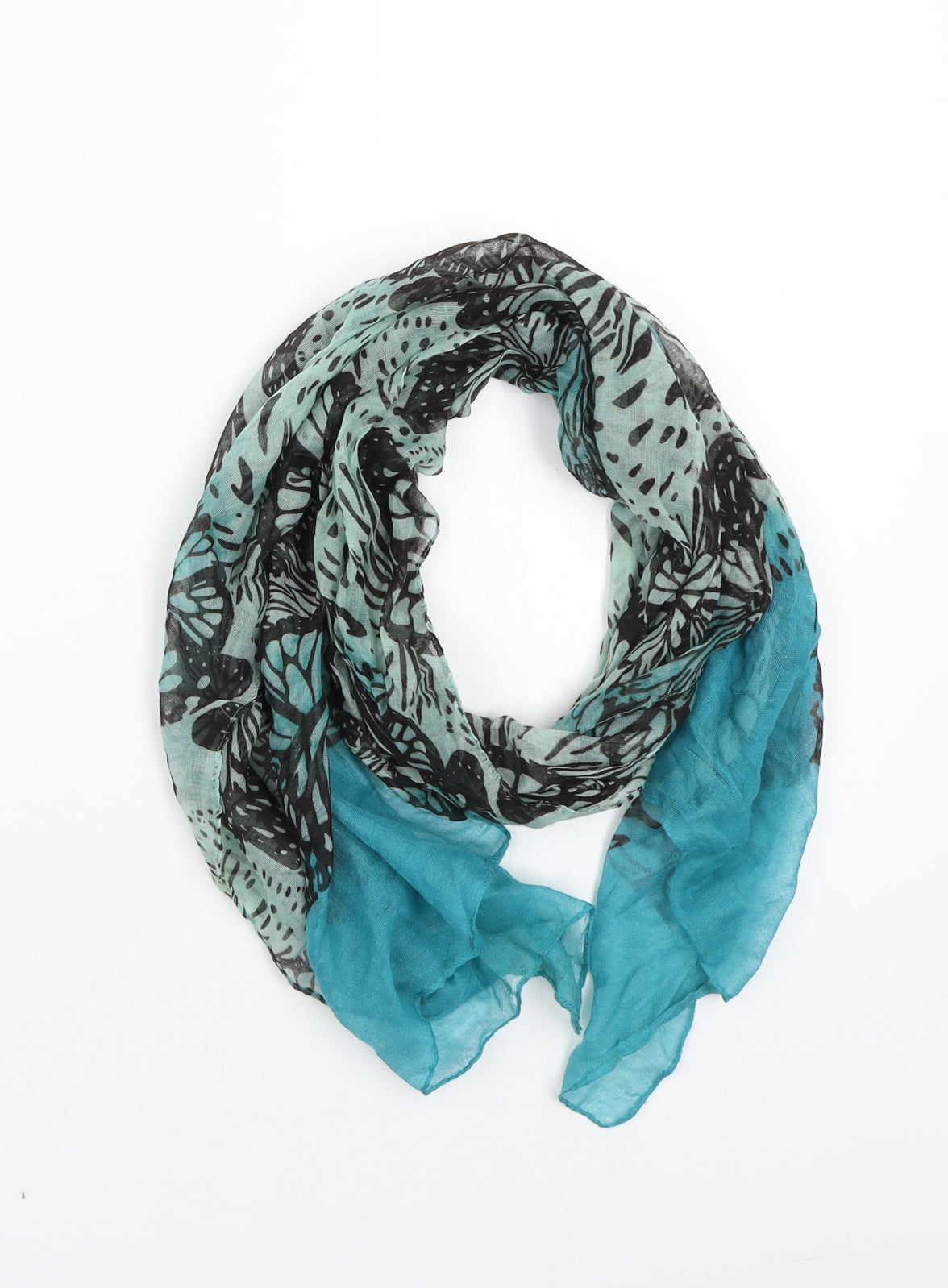 Preworn Womens Blue Scarf