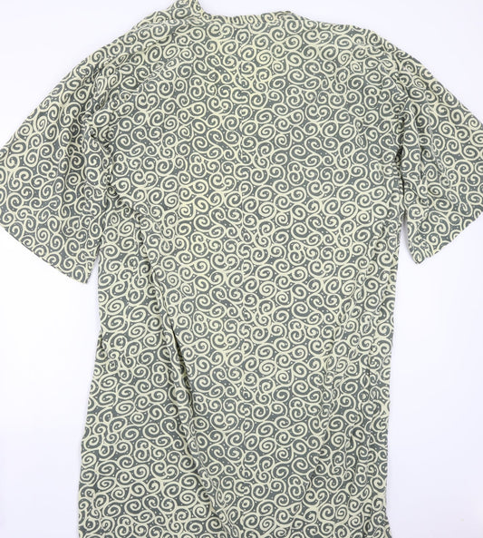 Maya ubud Womens Green Geometric Cardigan Jumper Size XL