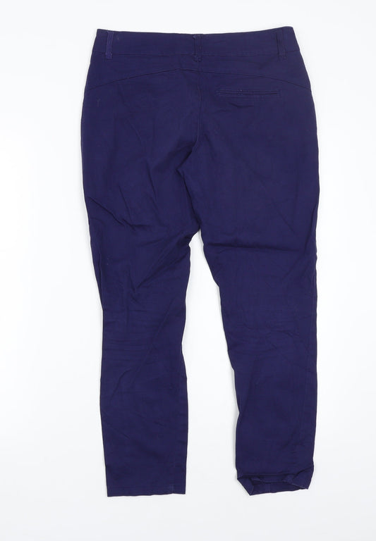 MRP Womens Blue Skinny Jeans Size 34 L25 in