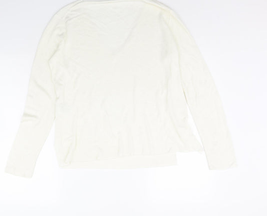 H&M Womens Ivory Pullover Jumper Size M