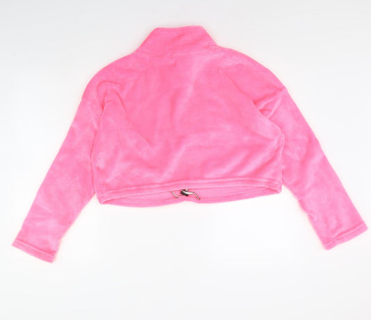 Fashion Nova Womens Pink Henley Jumper Size M