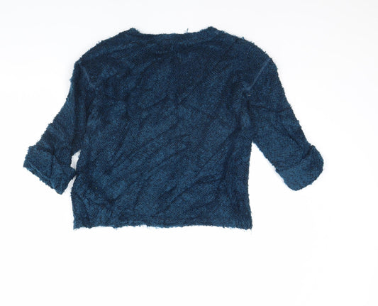 m&s Womens Blue Pullover Jumper Size 20