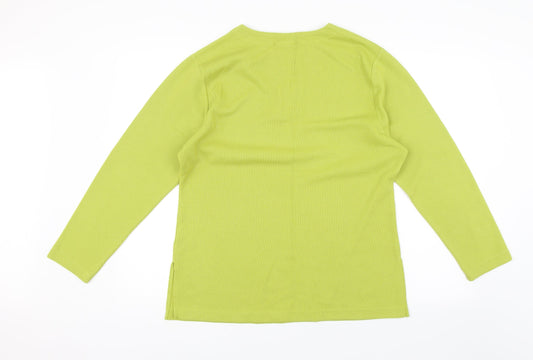 Wallis Womens Green Pullover Jumper Size 14