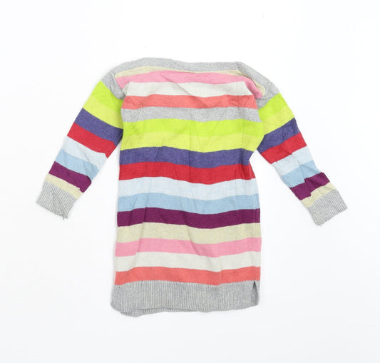 Gap Baby Baby Multicoloured Striped Pullover Jumper Size 24 Months