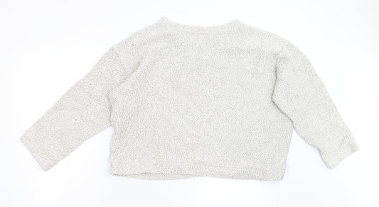 Preworn Womens Grey Knit Pullover Jumper Size 12