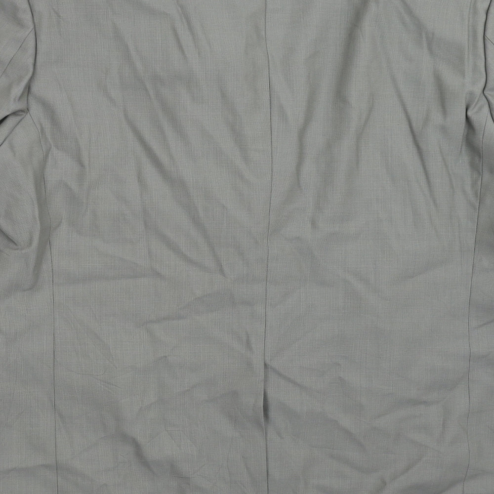 M&S Mens Grey Jacket Suit Jacket Size 44
