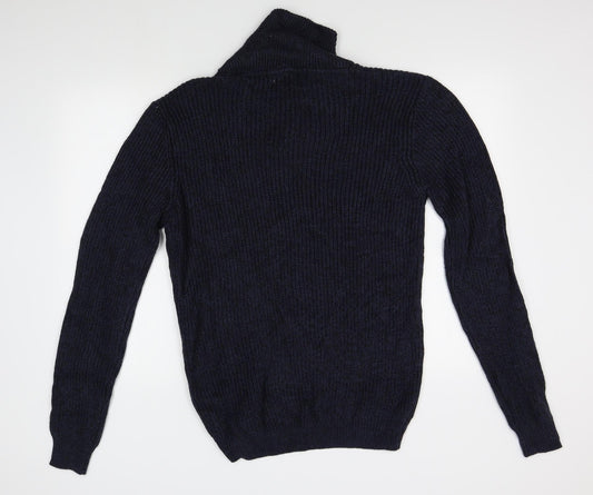 2nd Chapter Mens Blue Pullover Jumper Size M