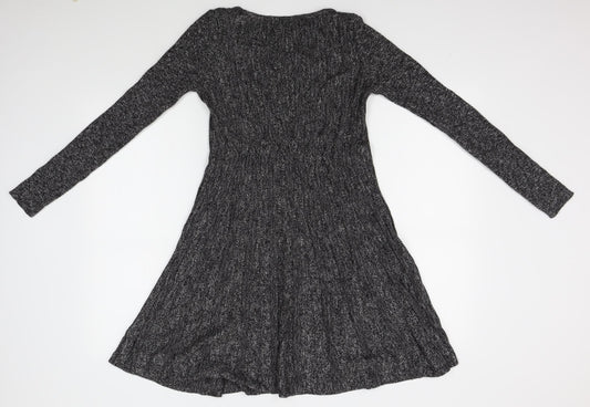 Max Studio Womens Grey Jumper Dress Size S