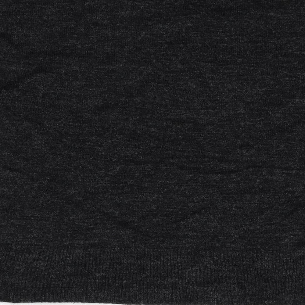 Brand and care label for E-vie women’s grey jumper, size UK 12