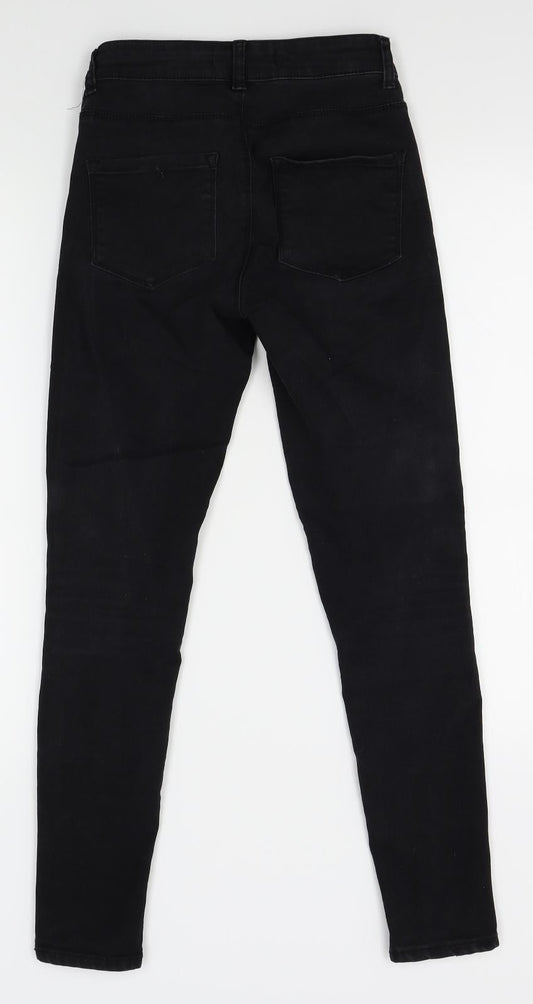 denim co Womens Black Straight Jeans Size 4 L26 in