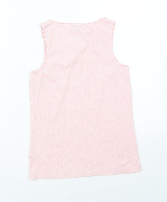 NEXT Girls Pink Basic Tank Size 10 Years