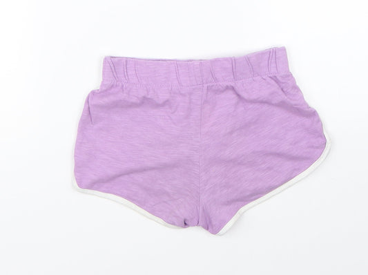 Pep & Co Girls Purple Hot Pants Shorts Size 5-6 Years