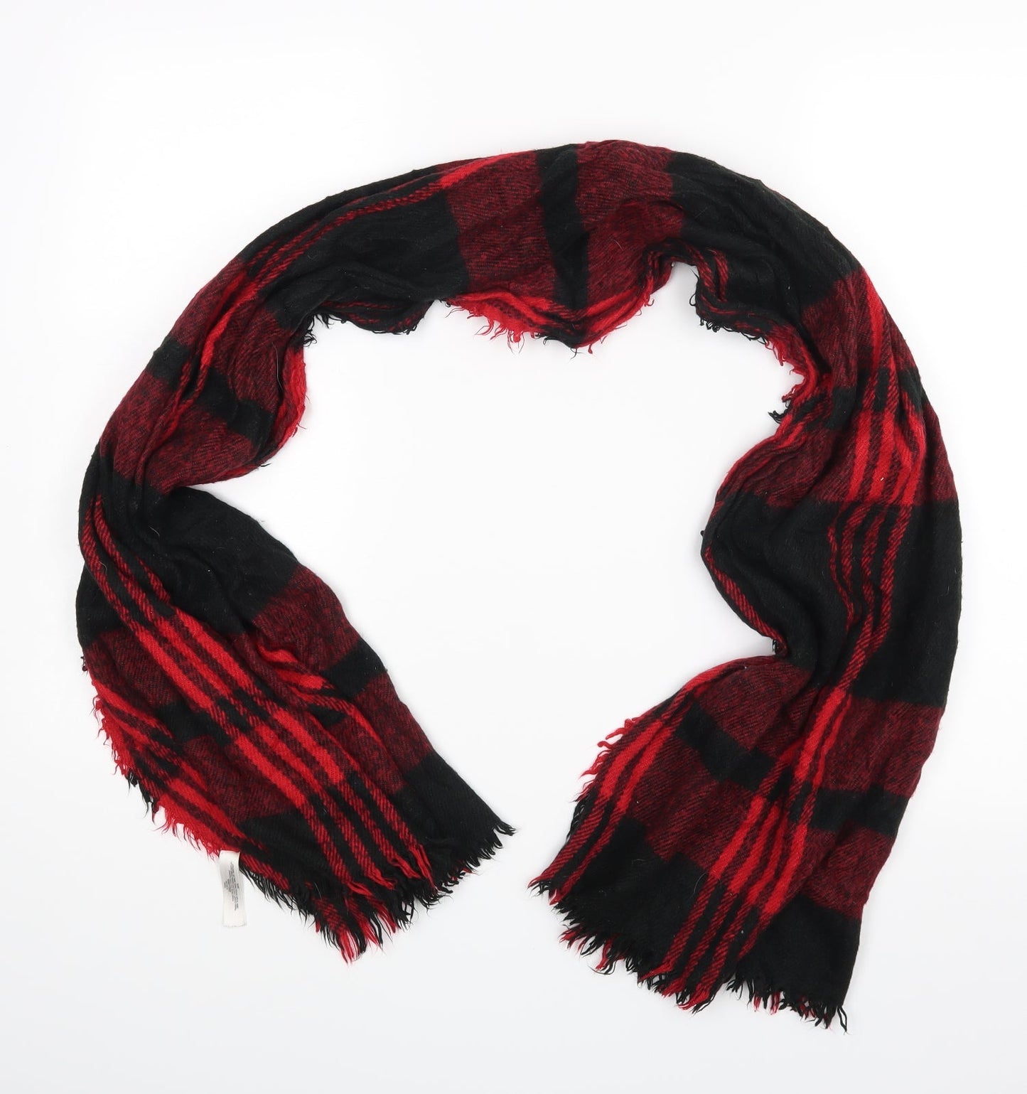Atmosphere Unisex Red Check Scarf