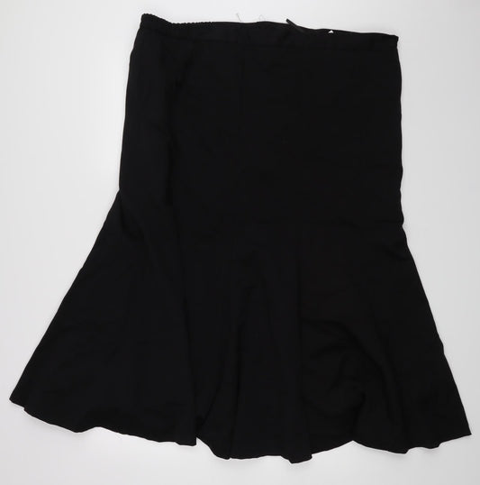 BPC Selection Womens Black A-Line Skirt