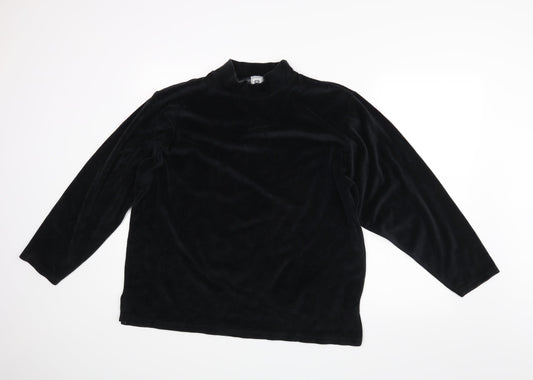 C&A Womens Black Pullover Jumper Size 20