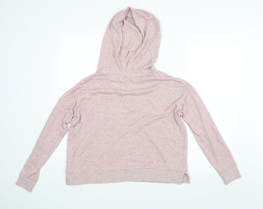 John Lewis Womens Pink Pullover Hoodie Size S