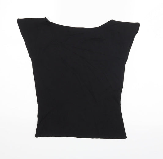 Tom Wolfe Womens Black Basic Blouse Size L