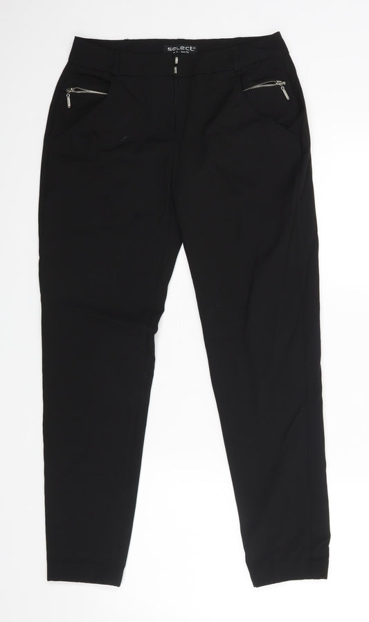 Select Womens Black Dress Pants Trousers Size 6 L26 in