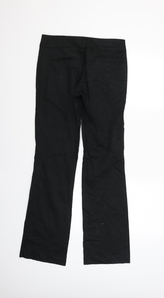 Review Womens Black Carrot Trousers Size S L30 in