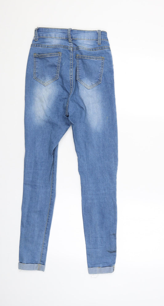 Denim Wise Womens Blue Skinny Jeans Size 6 L27 in