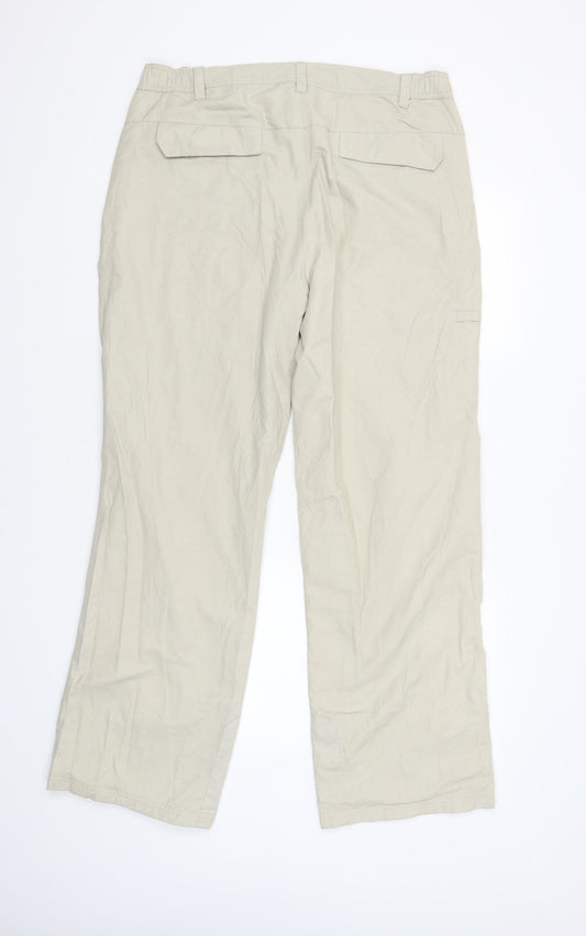 Outdoor Discovery Womens Beige Capri Trousers Size L L31 in
