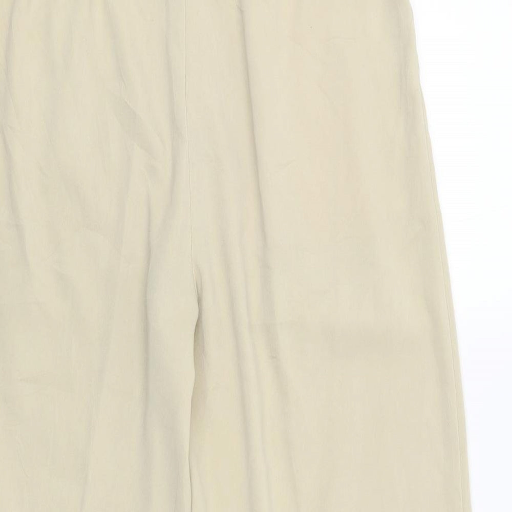 CCDK Womens Beige Capri Trousers Size 40 L24 in
