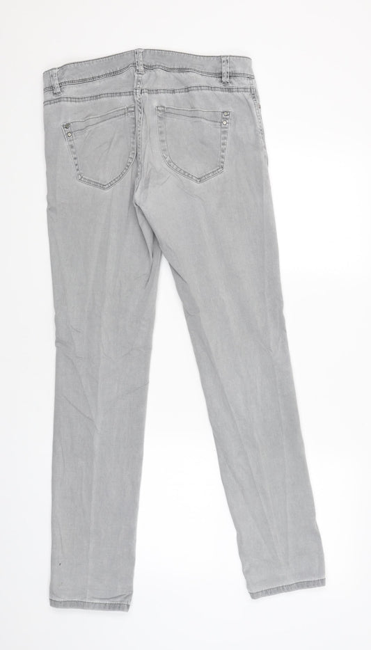Esprit Womens Grey Capri Trousers Size 32 L30 in