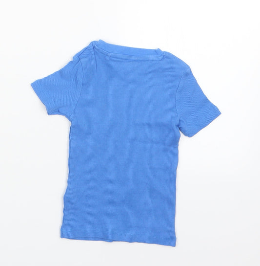 NEXT Girls Blue Basic T-Shirt Size 2-3 Years