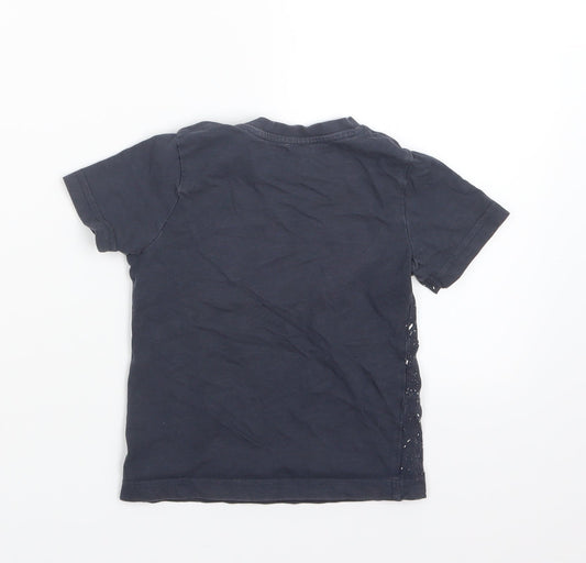 Nutmeg Boys Blue Basic T-Shirt Size 2-3 Years
