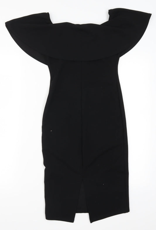 River Island Womens Black Pencil Dress Size 6