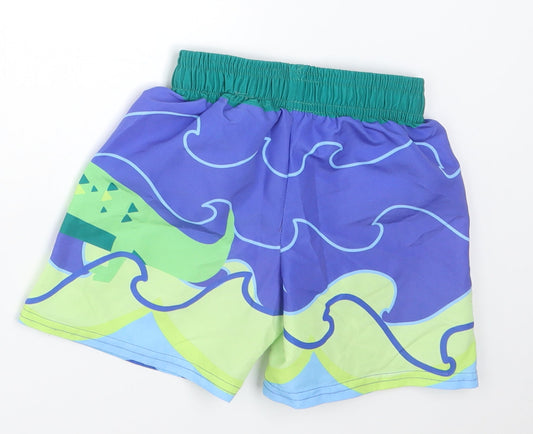 Cool Summer Boys Blue Utility Shorts Size 4-5 Years - Cool Croc