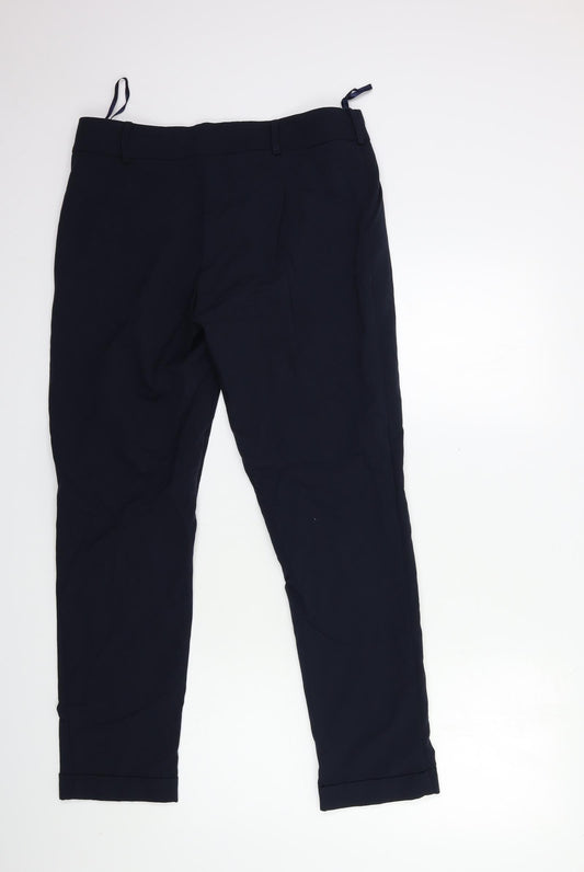 New Look Womens Blue Trousers Size 12 L29 in
