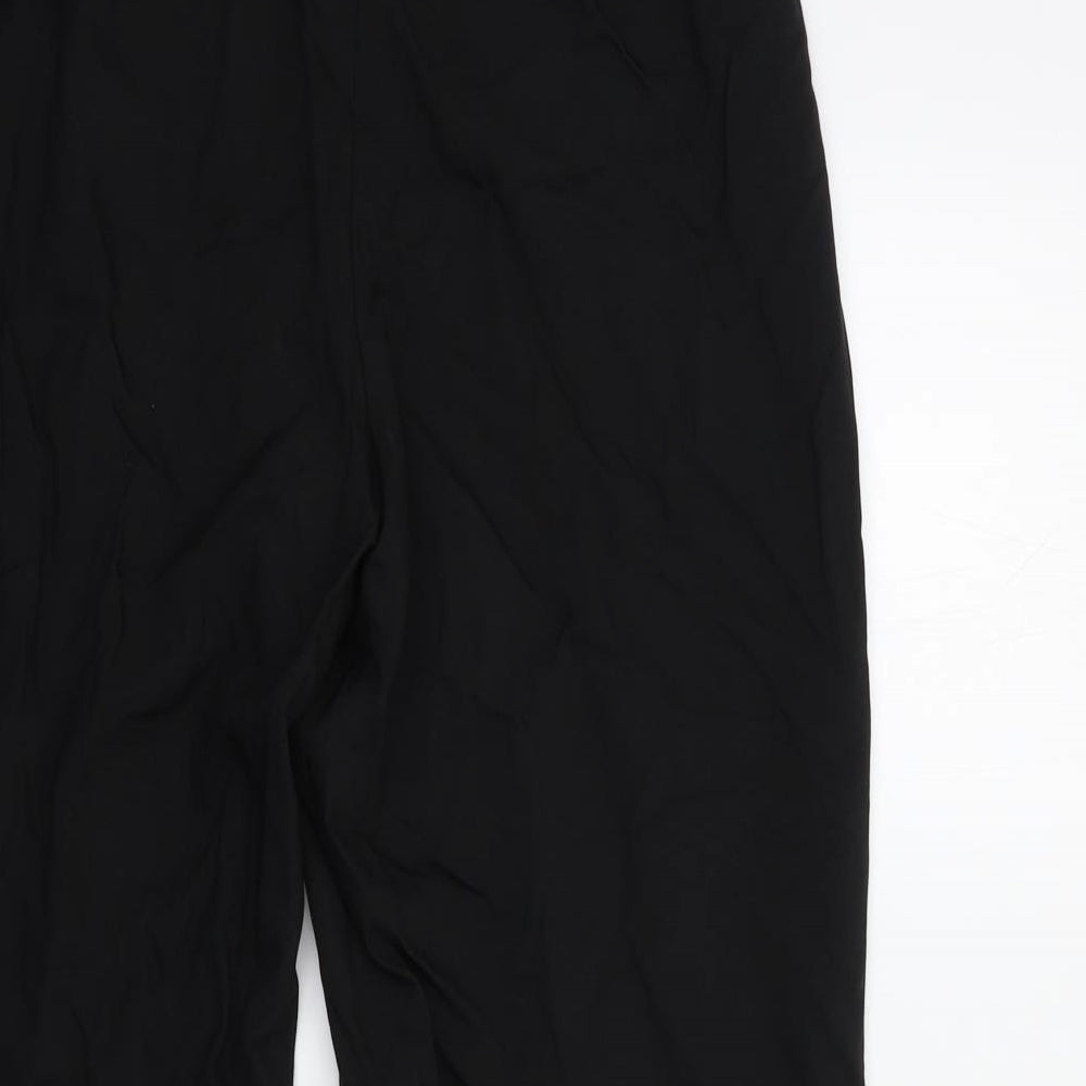 Preworn Womens Black Trousers Size 30 in L29 in