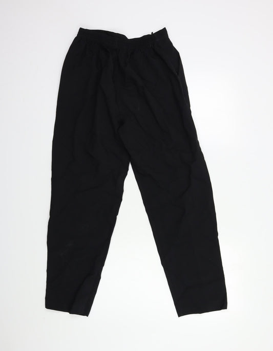 Janique Womens Black Trousers Size 12 L26 in