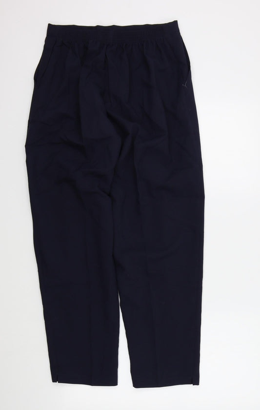 Preworn Womens Blue Trousers Size 16 L20 in