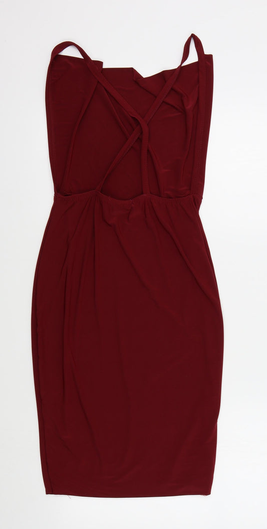 Rare London Womens Red A-Line Size 12