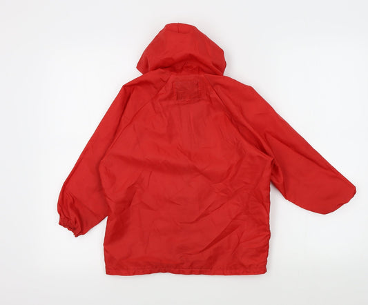 uniformity Boys Red Colourblock Jacket Size 6-7 Years