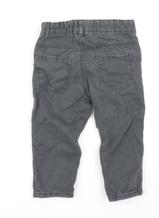 H&M Boys Grey Denim Jogger Jeans Size 12-18 Months