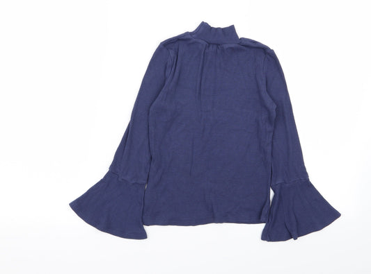 M&S Girls Blue Basic T-Shirt Size 8-9 Years