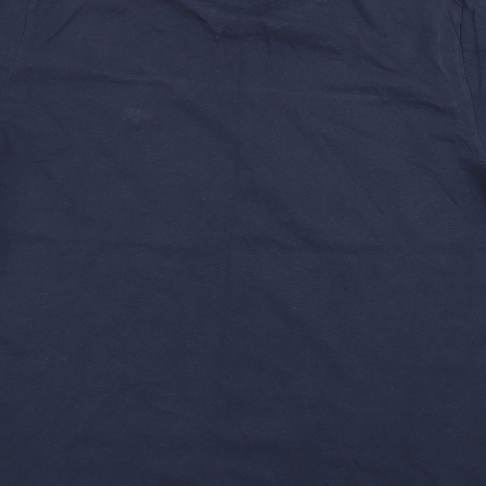 Brand and care label for Easy men’s multicoloured t-shirt, size XL