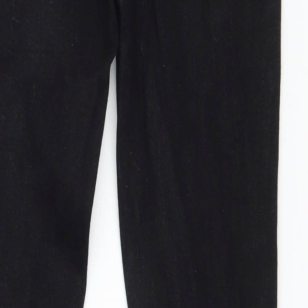 Denim & Co. Womens Black Denim Skinny Jeans Size 8 L28 in