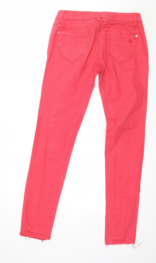 TOM TAILOR Womens Pink Denim Skinny Jeans Size 27 in L34 in