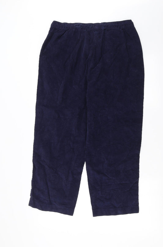 ISLE Essentials Womens Blue Trousers Size 32 in L24 in