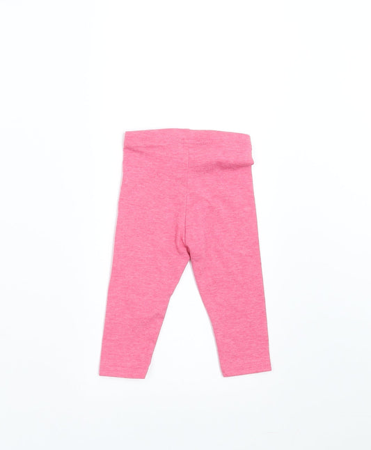 Primark Girls Pink Trousers Size 6-9 Months - legging