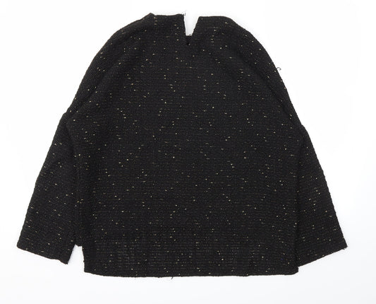 Zara Womens Black Basic T-Shirt Size XS