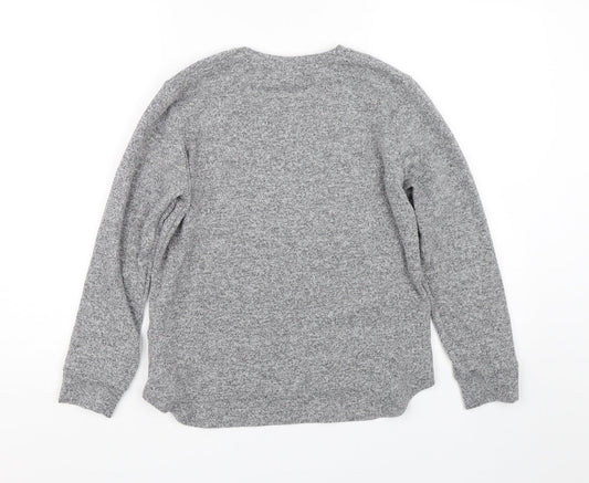 Matalan Girls Grey Pullover Jumper Size 12 Years - Love