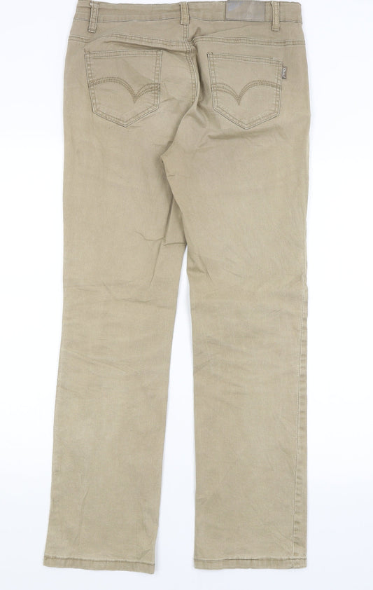 Osika Womens Brown Trousers Size 32 in L29 in