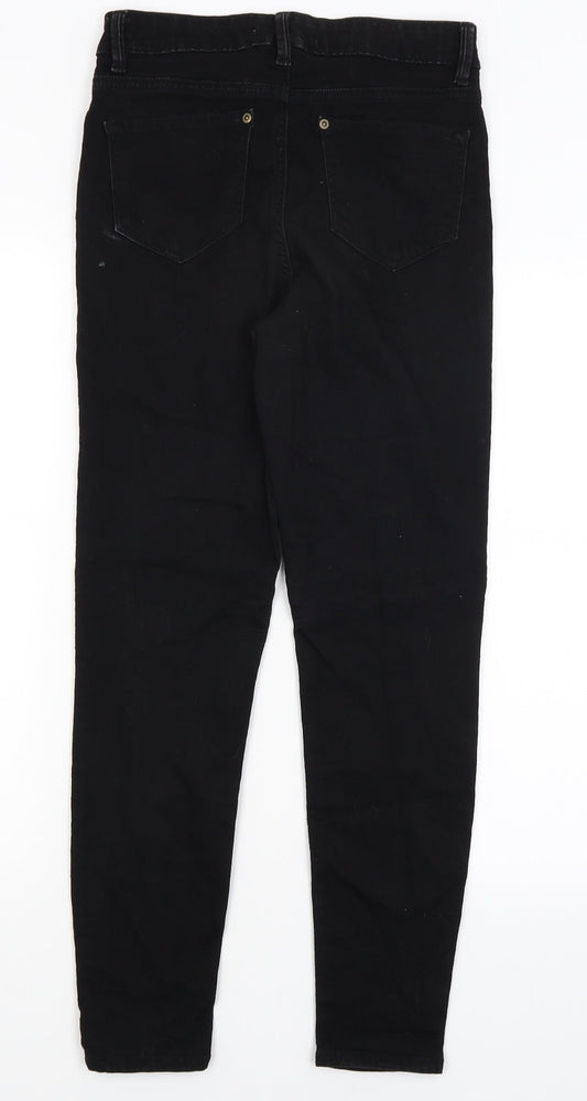 M17 Denim Womens Black Skinny Jeans Size 10 L27 in